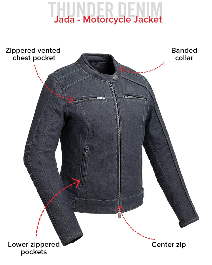 FIL153TDM Jada - Women's Thunder Denim Jacket