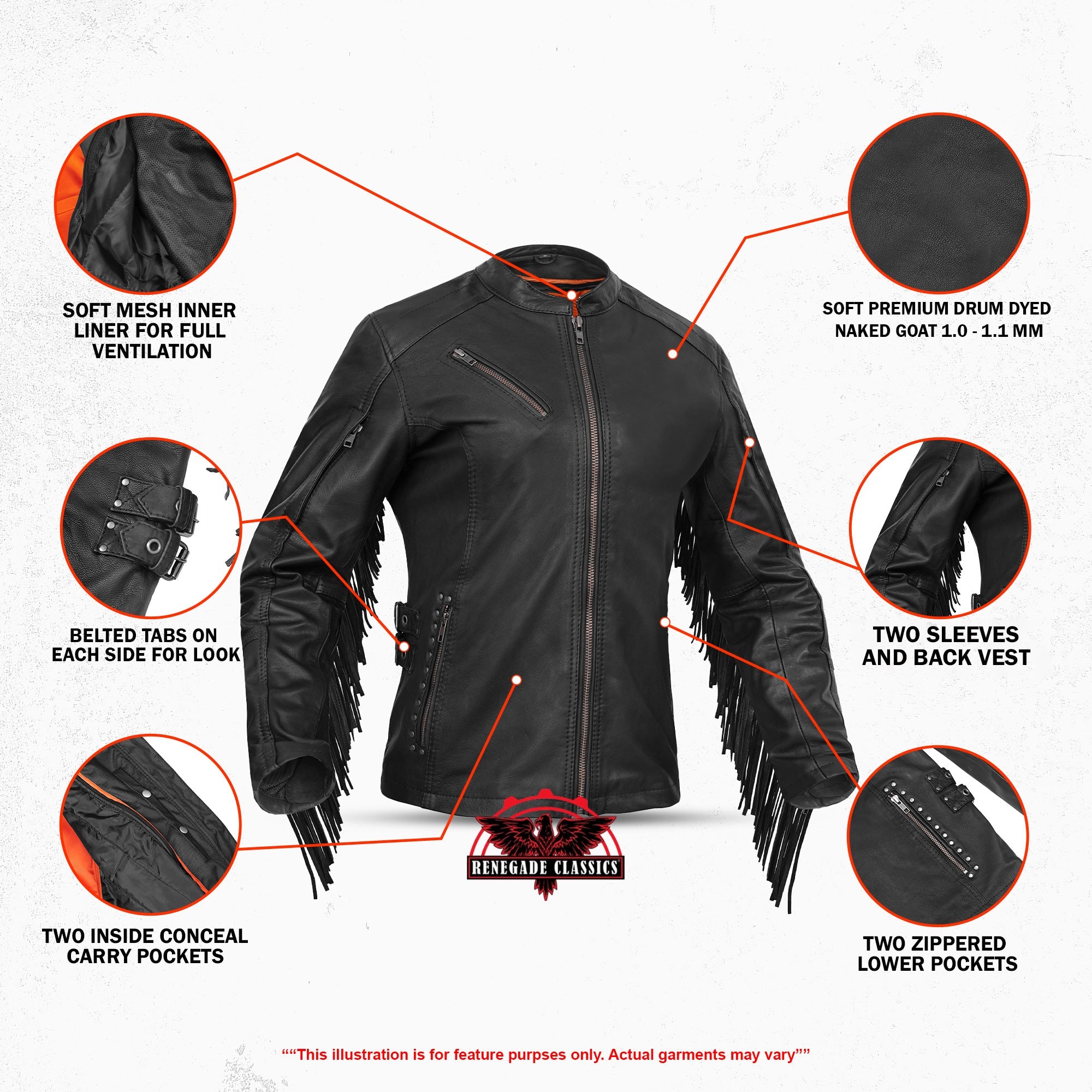 Women's Stylish Jacket with Fringe