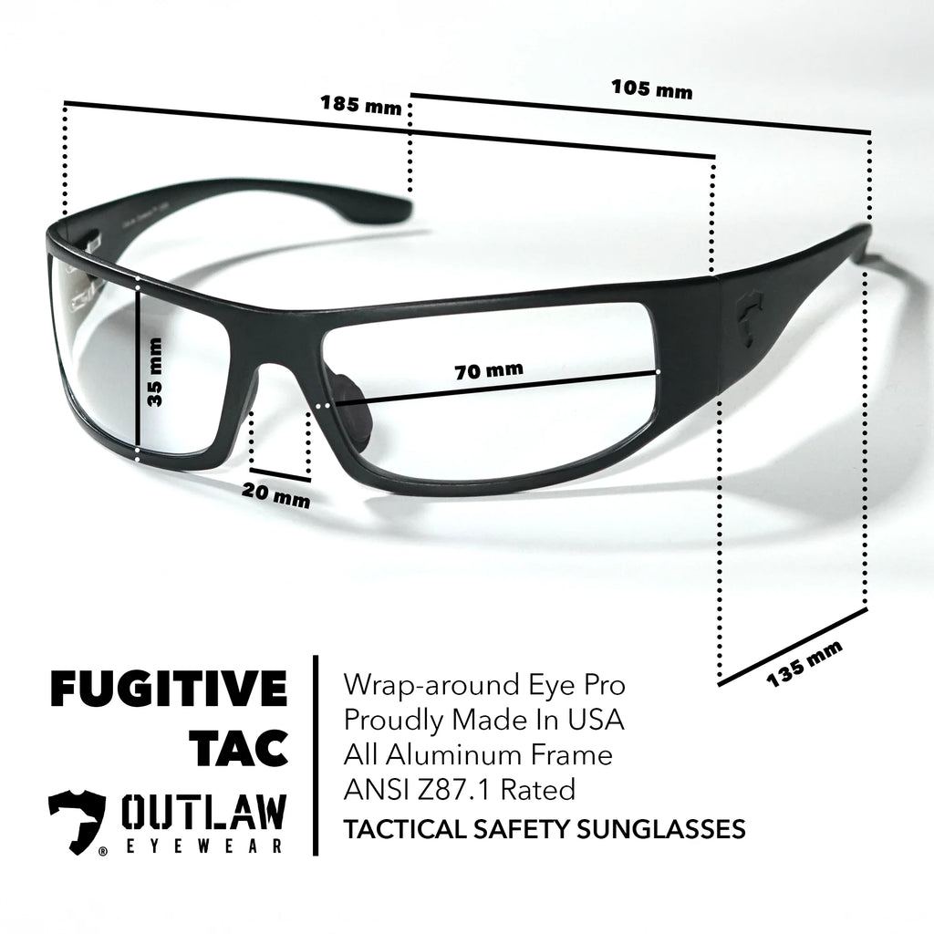 Fugitive TAC Black / Pathfinder 5.0 Transition - ANSI Z87.1-2015