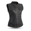 FIL516SDC | Ludlow - Women's Motorcycle Leather Vest