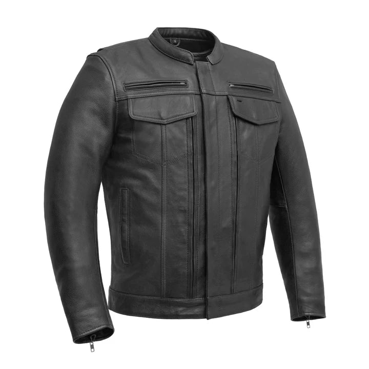 FIM263CDMZ Raider Men's Motorcycle Leather Jacket