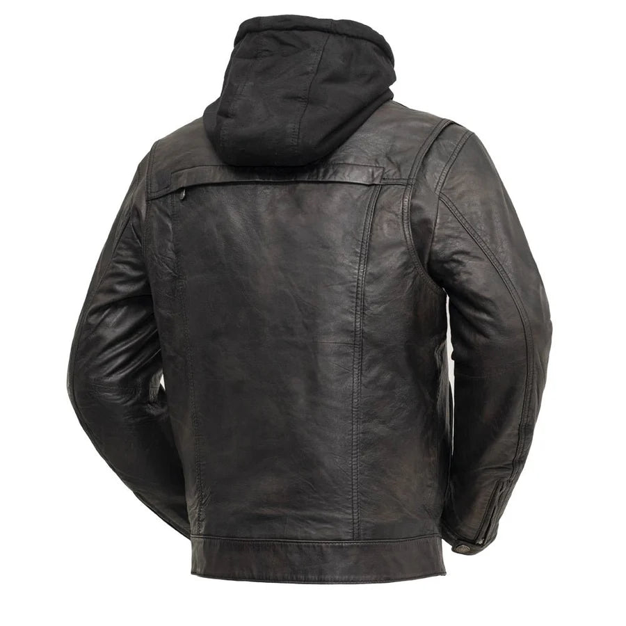 FIM276SDTZ Vendetta Men's Motorcycle Leather Jacket